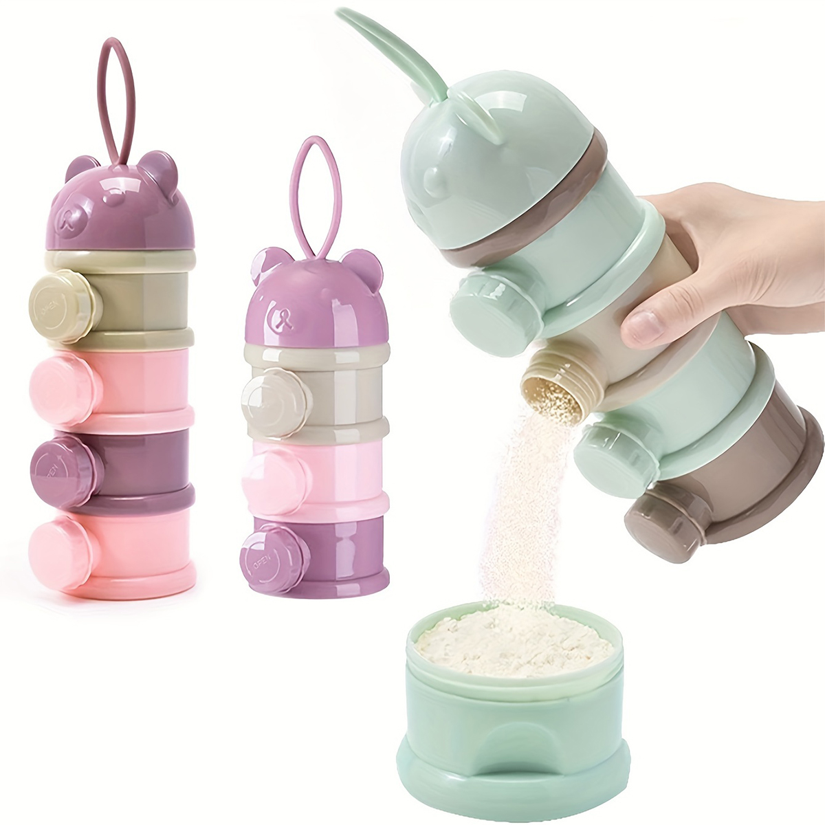 Baby Food Options - Large Capacity Baby Milk Powder Container