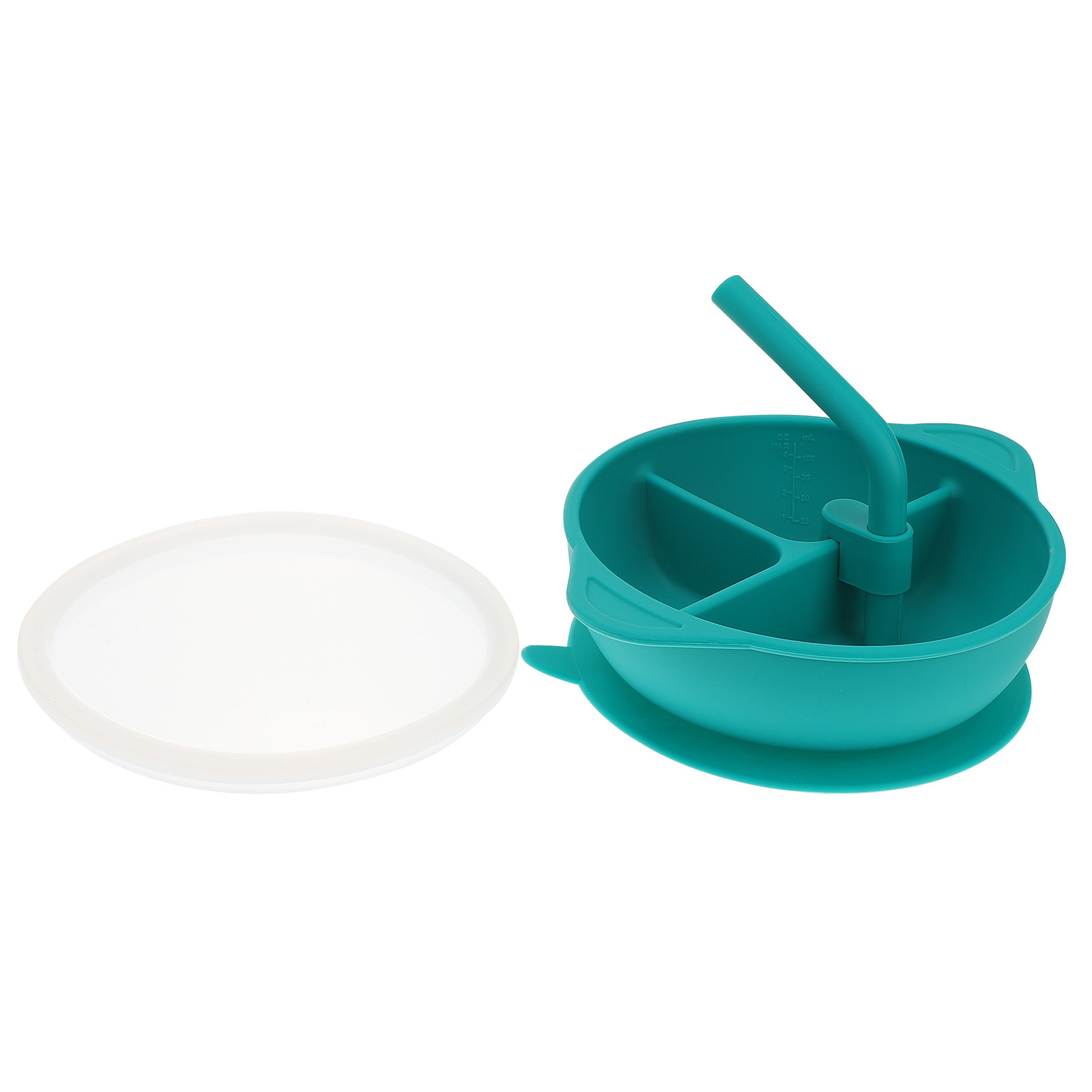 Baby Food Dinner - 1Pcs Anti-Break Silicone Dinner Plate Baby