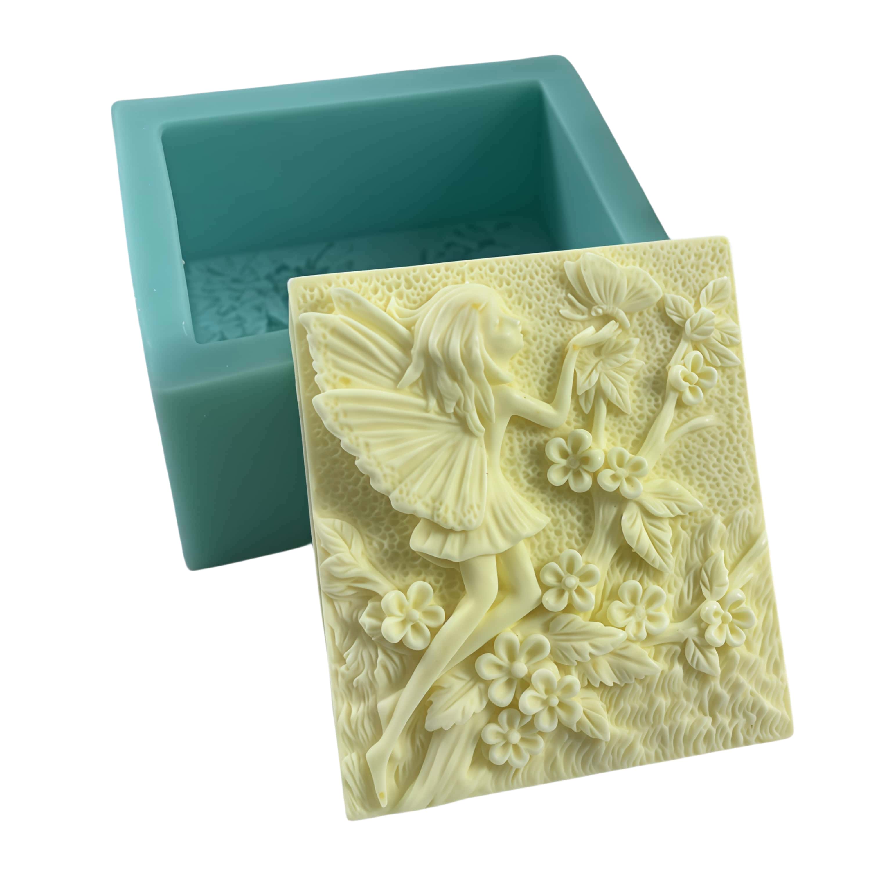 Baby Food Natural - Silicone Soap Mold Flower Fairy Handmade