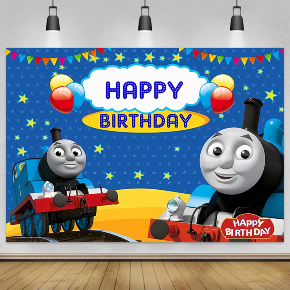 Baby Food Toy - Cute Thomas Train Friends Backdrop Toy