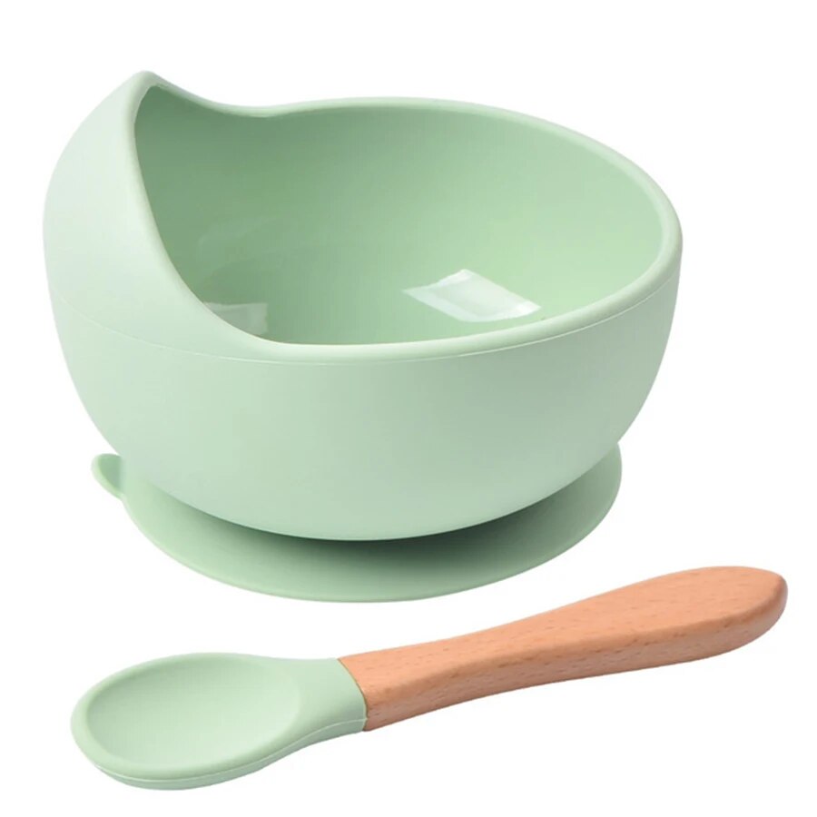 Baby Food Dinner - High Quality Spill-Proof Silicone Feeding Bowl
