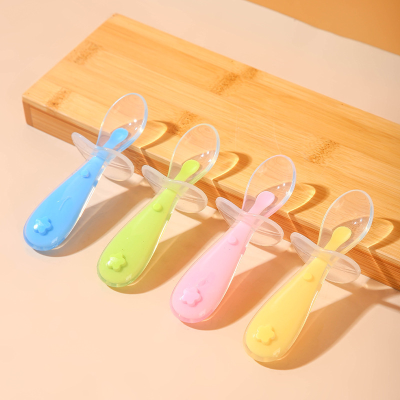 Baby Food Dispensing Spoon - Baby Silicone Spoon, Baby Rice Paste