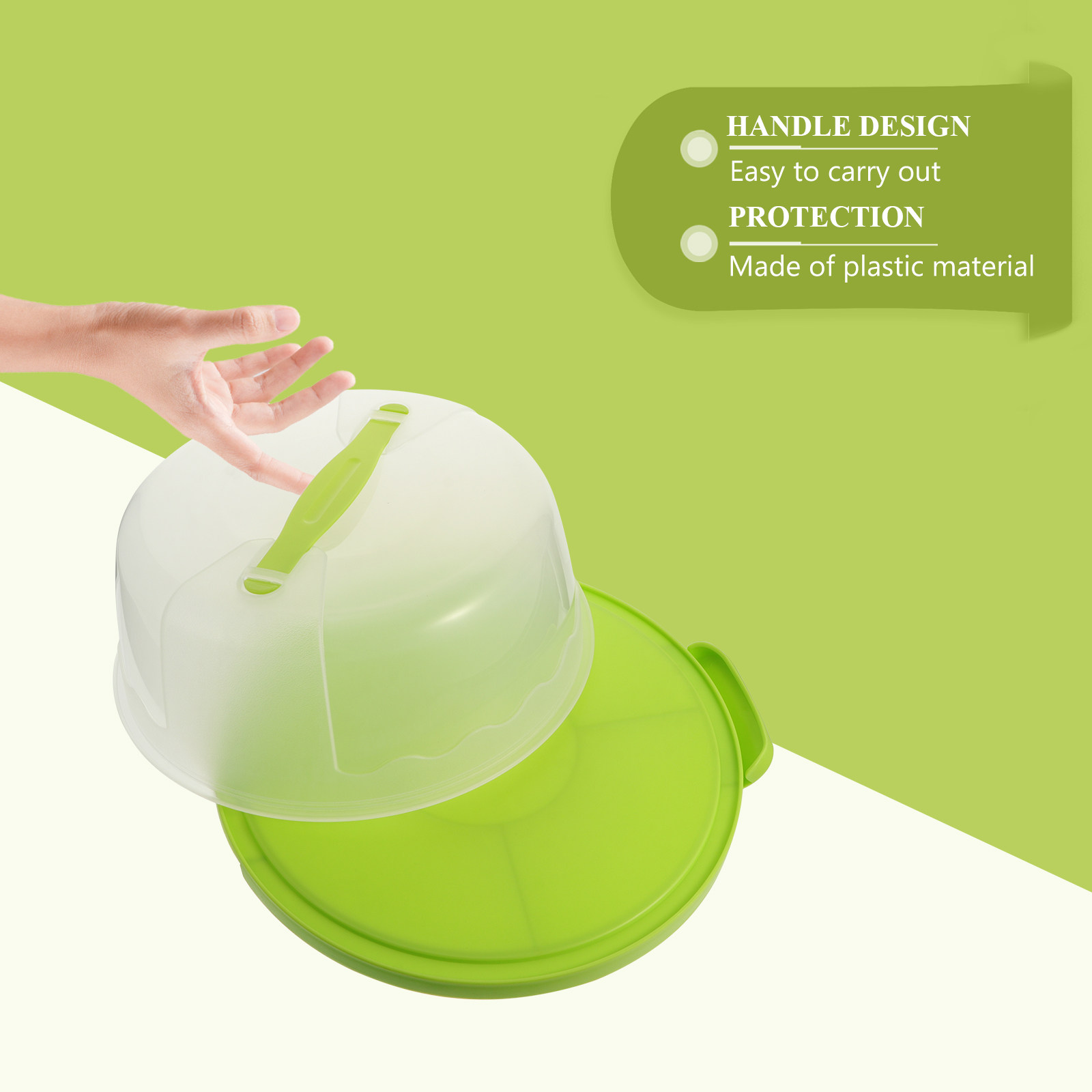 Baby Food Usa - 1Pcs 8 Inch Round Transparent Food