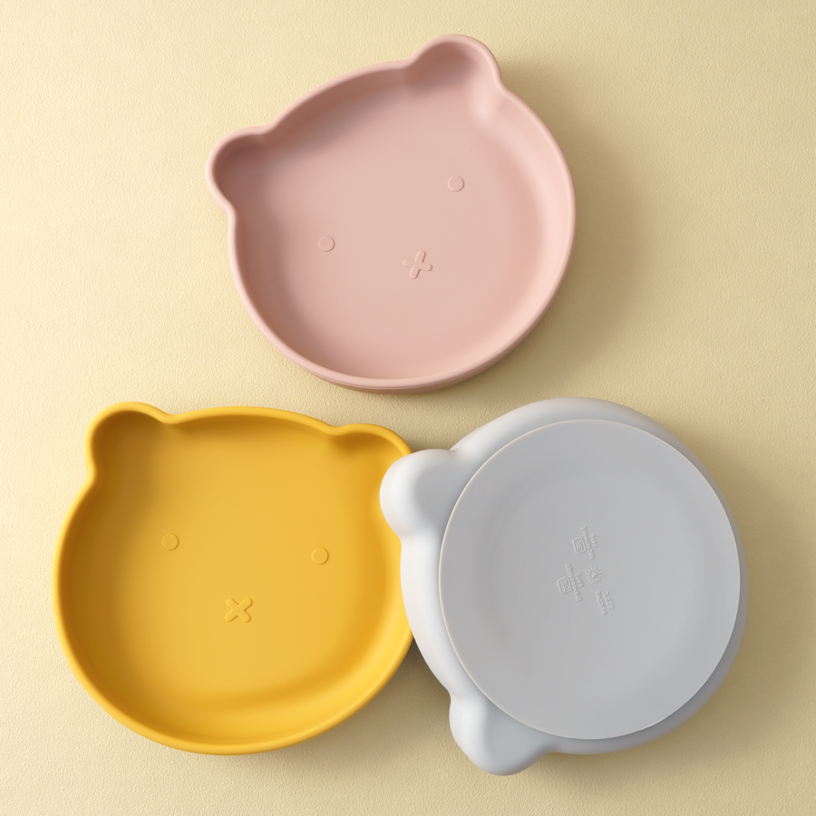 Baby Food Dinner - 1PC Silicone Baby Dishes Suction Dining