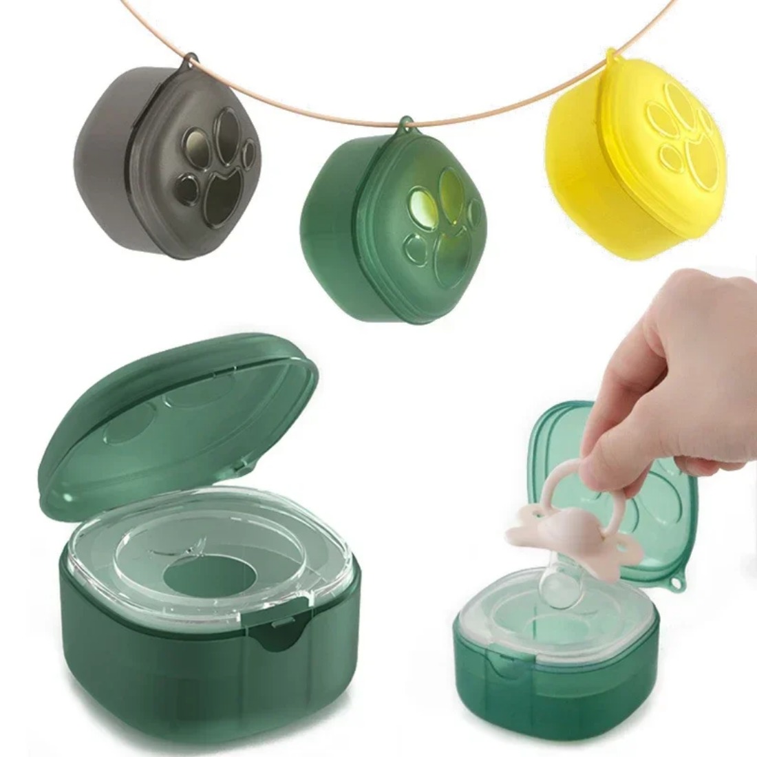 Food Box Baby - Food Grade Silicone Pacifier Box Baby