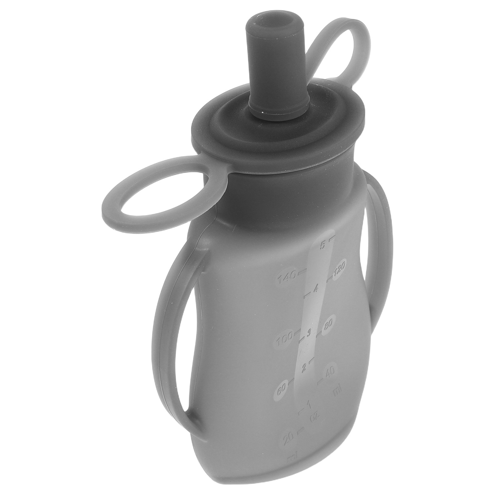 Baby Food Homemade - Silicone Baby Food Pouches Reusable Grey