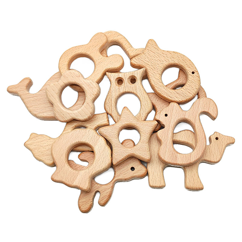 Baby Food Natural - Cartoon Shape Food Grade Natural Beech