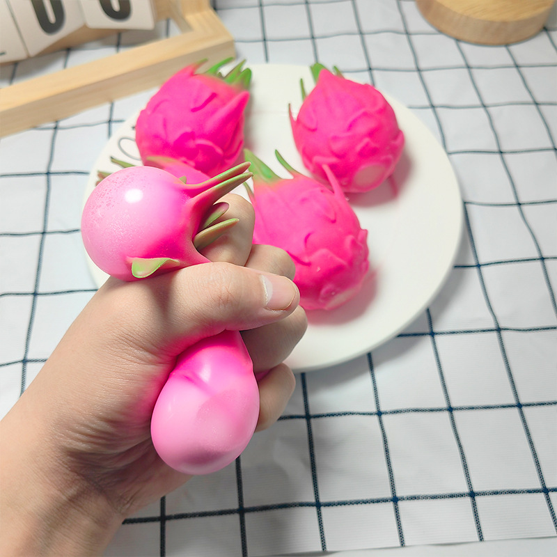 Baby Food Toy - Funny Decompression Vent Dragon Fruit Squeeze