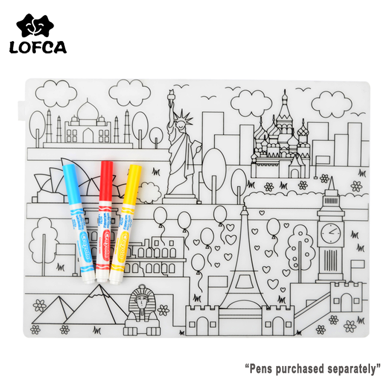 Baby Food Dinner - Silicone Baby Placemat 1pc Baby Tableware