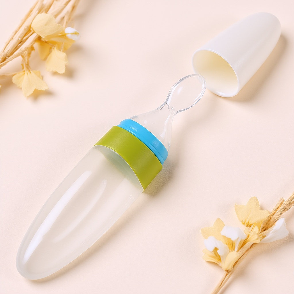 Baby Food Dispensing Spoon - Silicone Baby Food Dispensing Spoon Soft