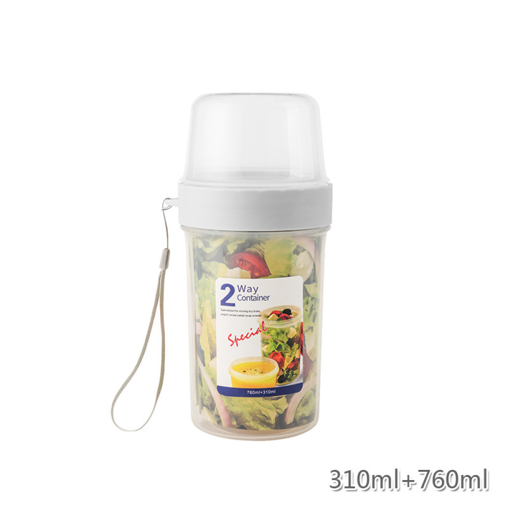 Baby Food For Travelling - Double Layer Leakproof Food Case Portable