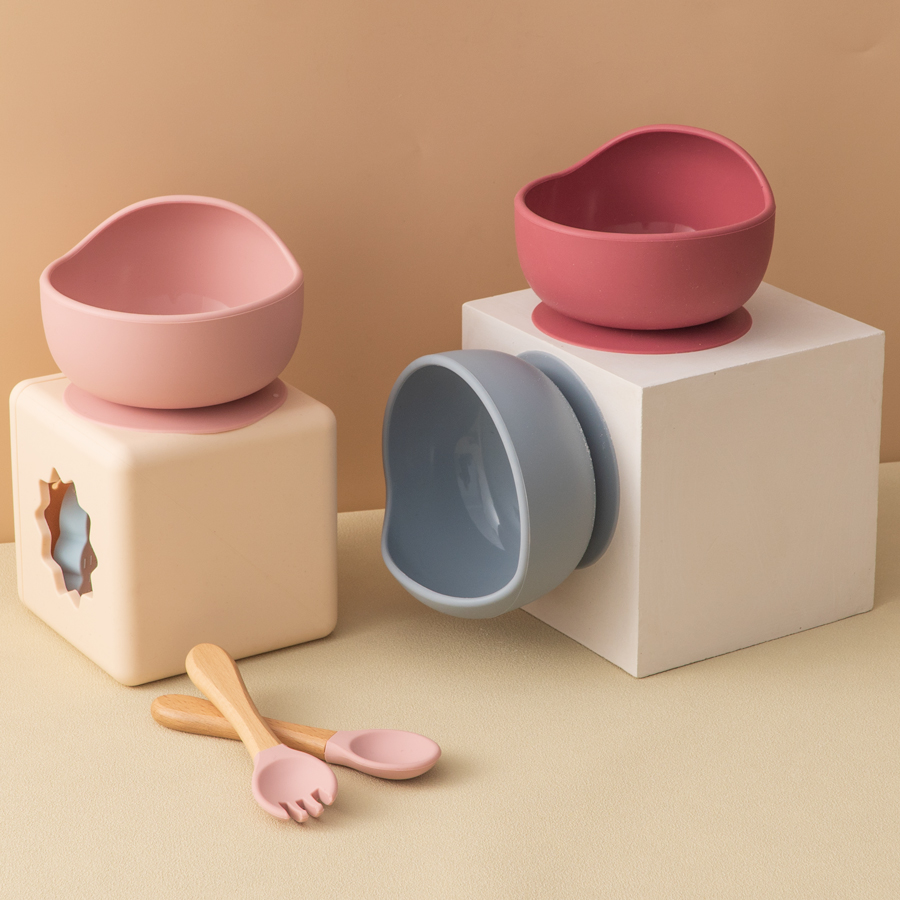 3PCS Baby Silicone Dinner Set  - Baby Food Dinner ulasan dan harga