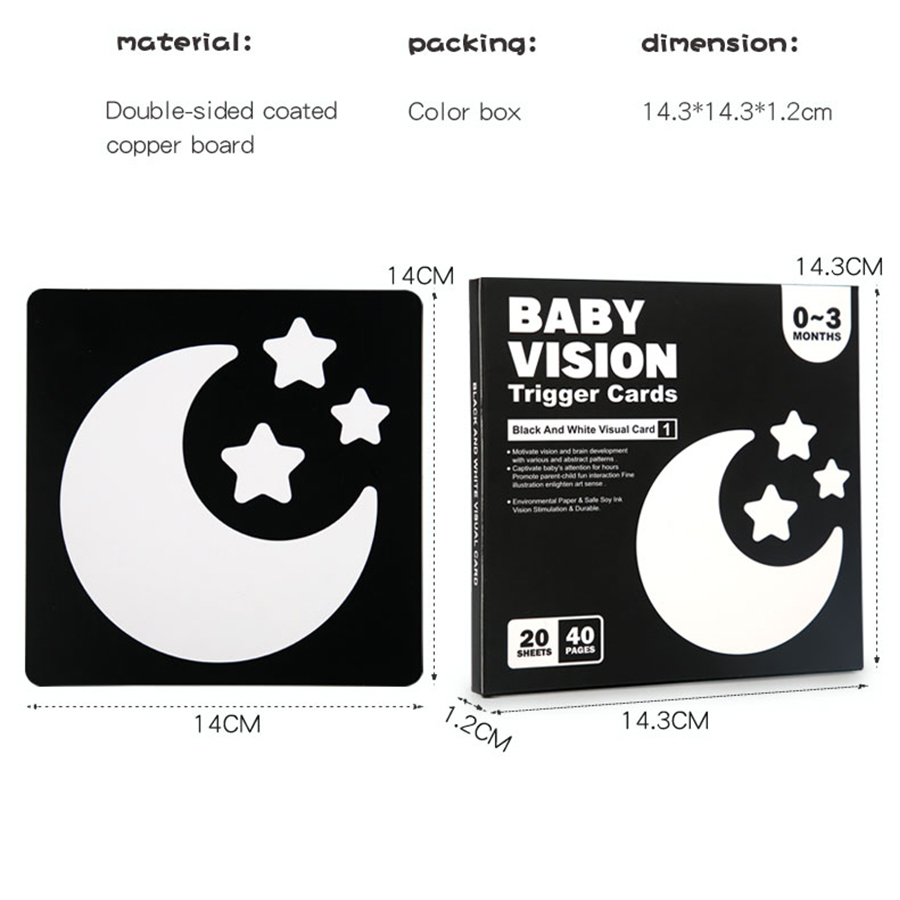 Baby Visual Stimulation Cards  - Baby Food Eat ulasan dan harga