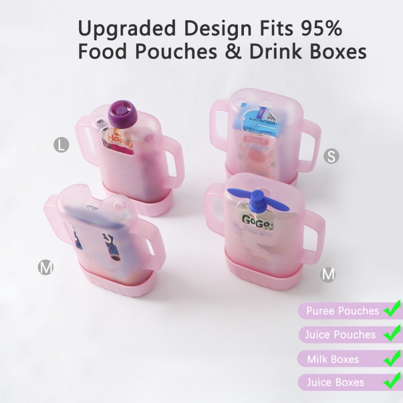 BIBOO Dual-Lid Squeeze Pouch H - Baby Food Pouches 1 Year Old ulasan dan harga