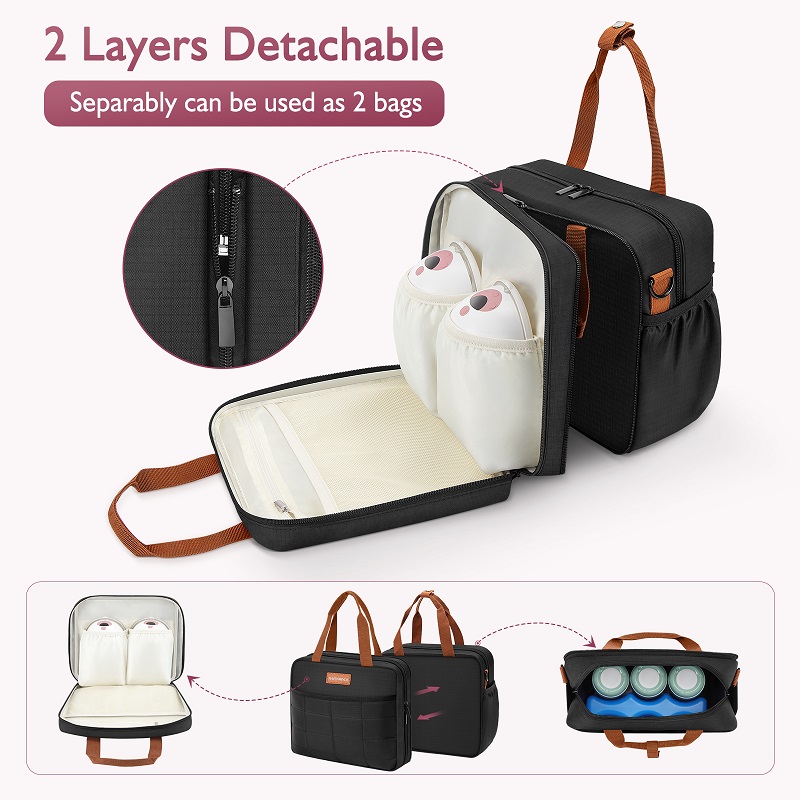 Detachable Breast Pump Bag wit - Baby Food For Travelling ulasan dan harga