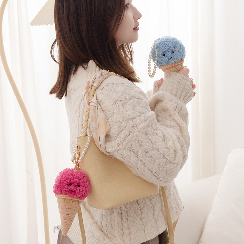 Cute Cartoon Ice cream Plush T - Baby Food Toy ulasan dan harga