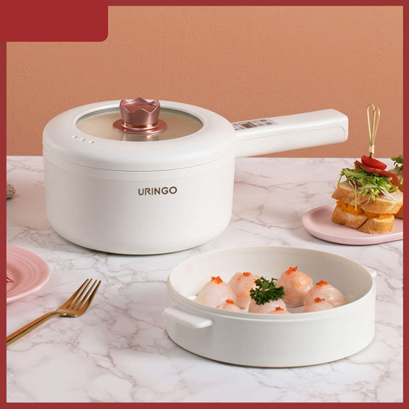 URINGO 1.6/2L Electric Hot Pot - Baby Food Oatmeal ulasan dan harga