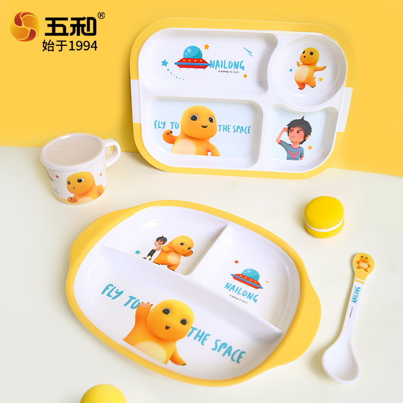 NAILONG Cute Tableware Anime t - Baby Food Dinner ulasan dan harga