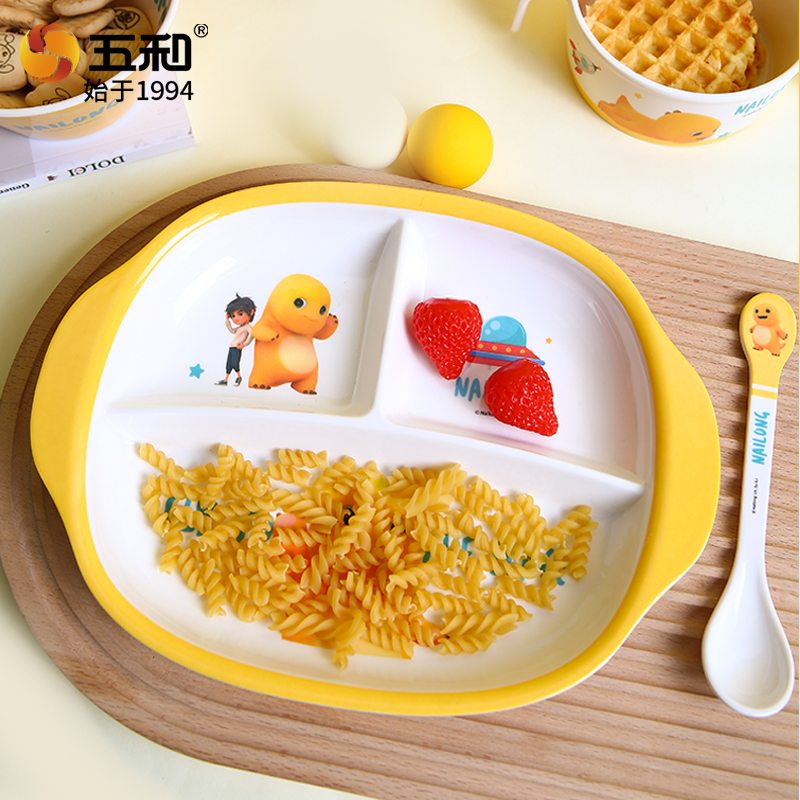 NAILONG Cute Tableware Anime t - Baby Food Dinner ulasan dan harga
