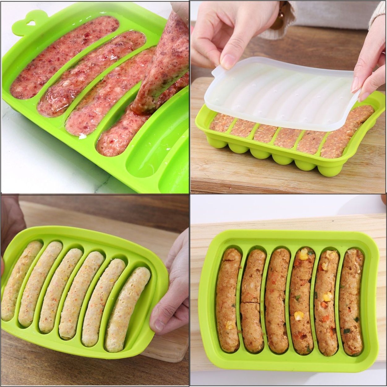 Food Grade Silicone Sausage Mo - Baby Food Homemade ulasan dan harga