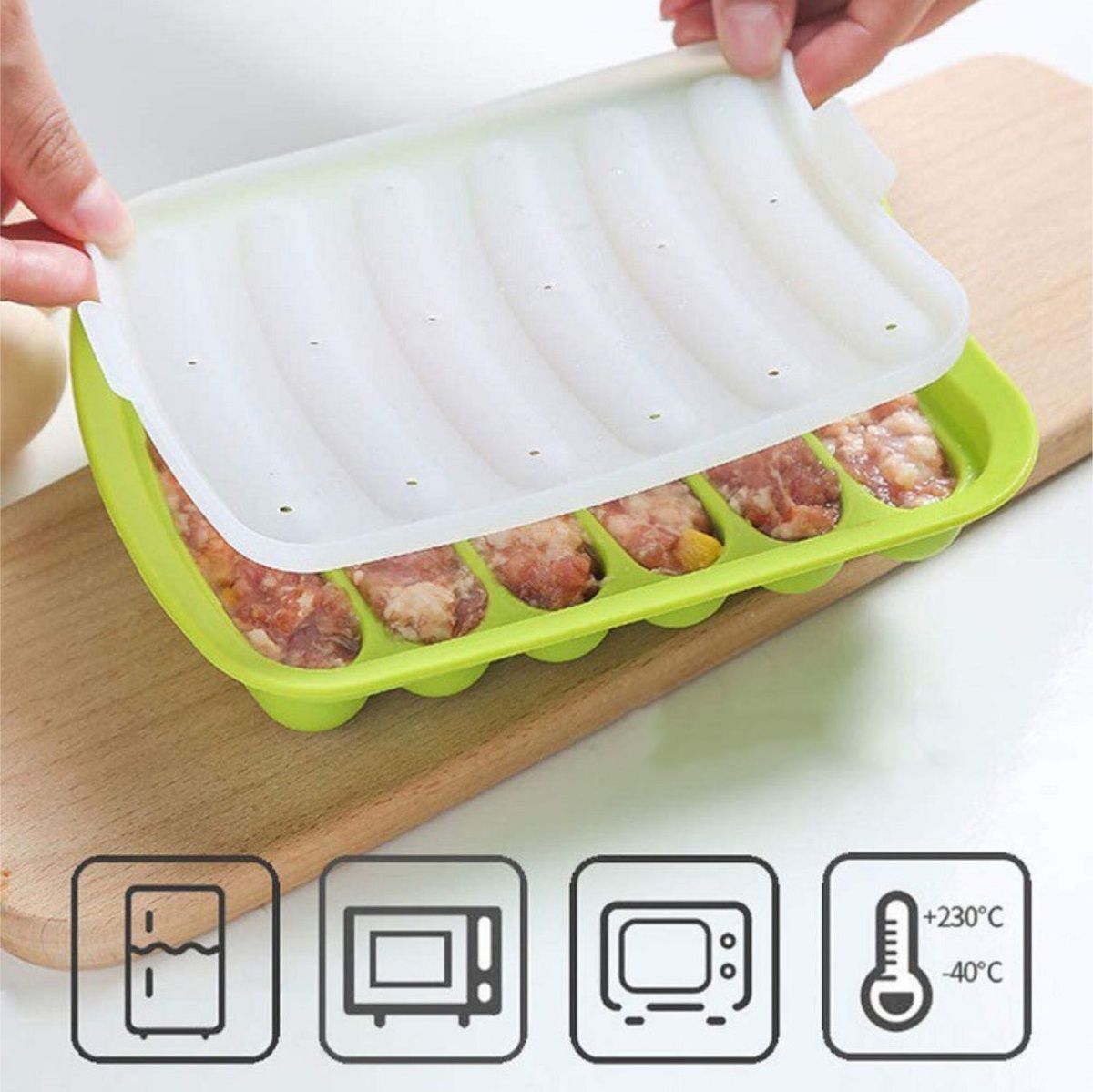 Food Grade Silicone Sausage Mo - Baby Food Homemade ulasan dan harga