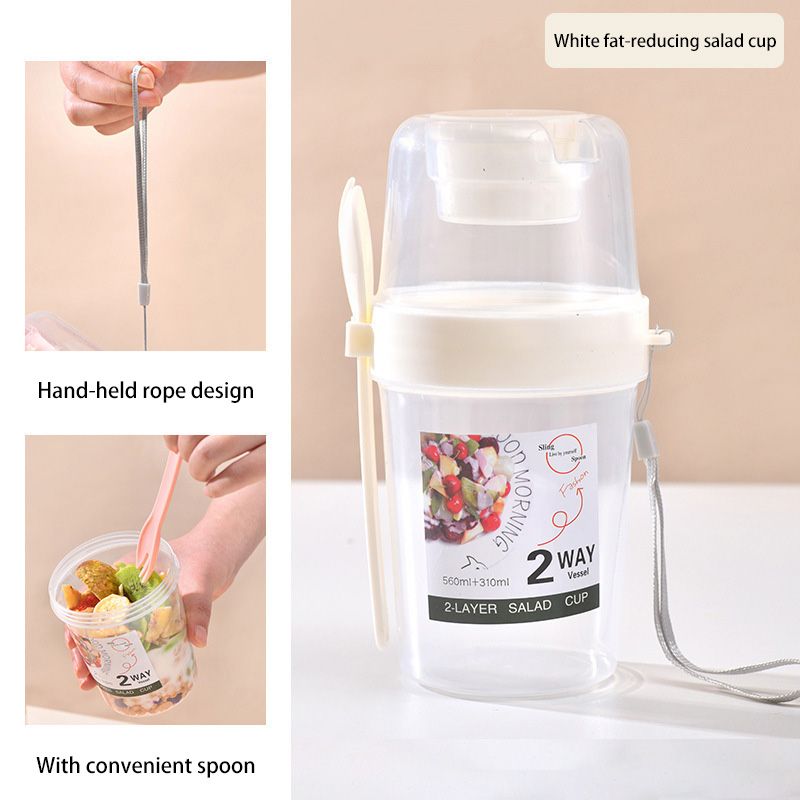 Portable Breakfast Salad Cup W - Baby Food Oatmeal ulasan dan harga