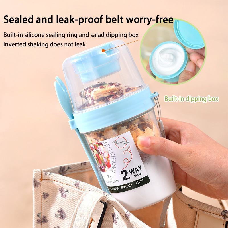 Portable Breakfast Salad Cup W - Baby Food Oatmeal ulasan dan harga