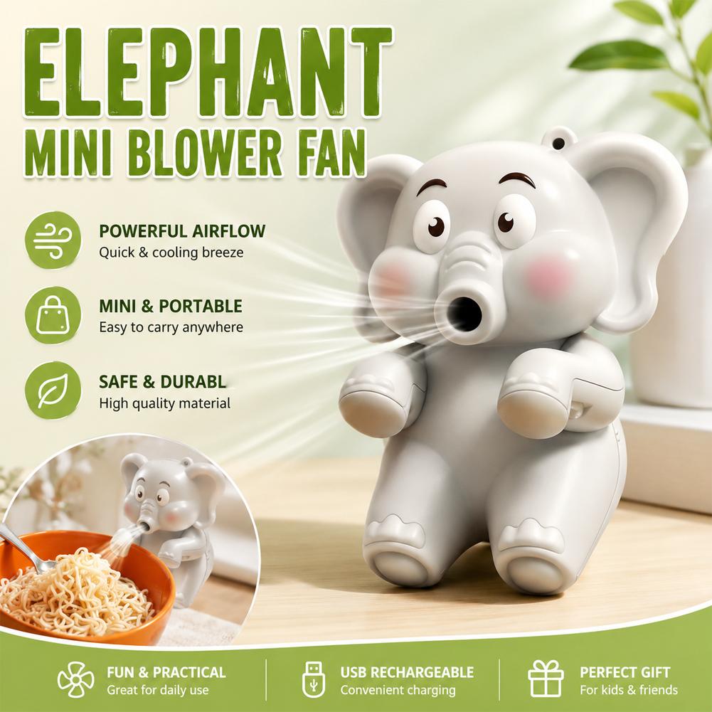 Mini Elephant Food Cooler Fan, - Baby Food Dinner ulasan dan harga