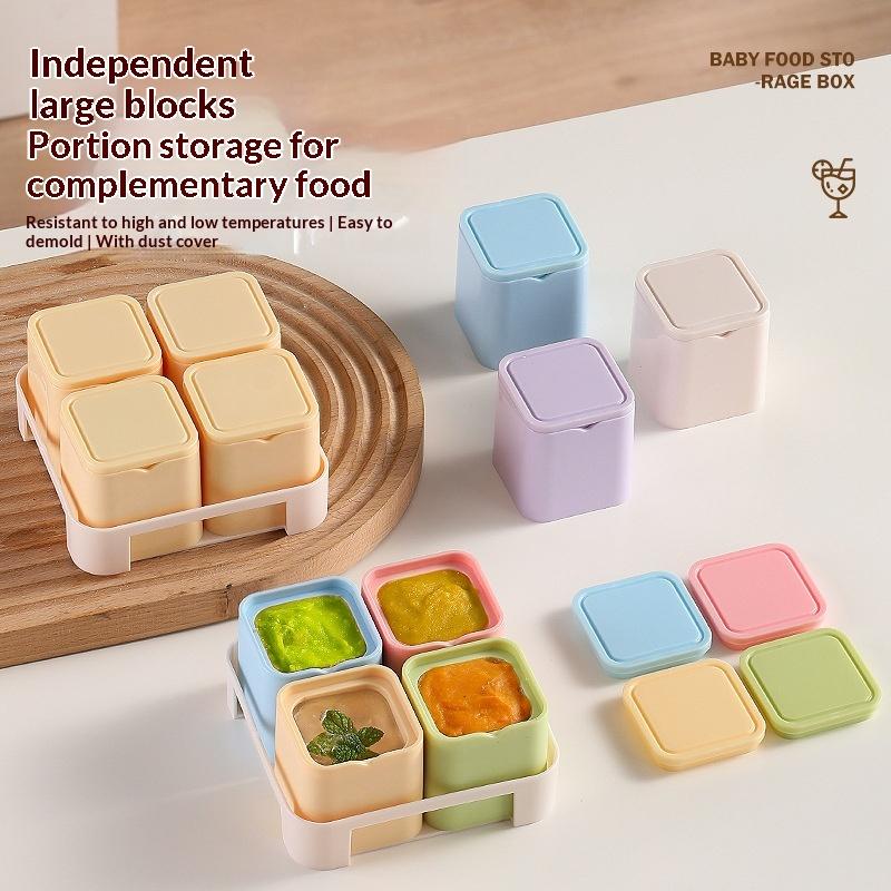 4 Grids Baby Food Storage Cont - Baby Food Homemade ulasan dan harga