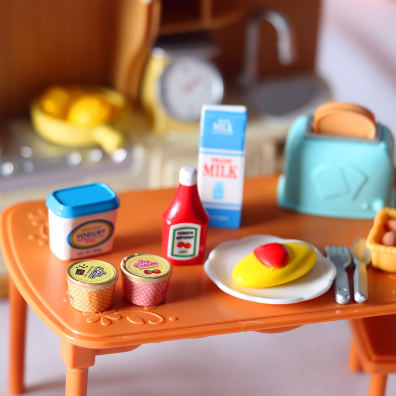 5Pcs/Set 1:12 Dollhouse Access - Baby Food Toy ulasan dan harga