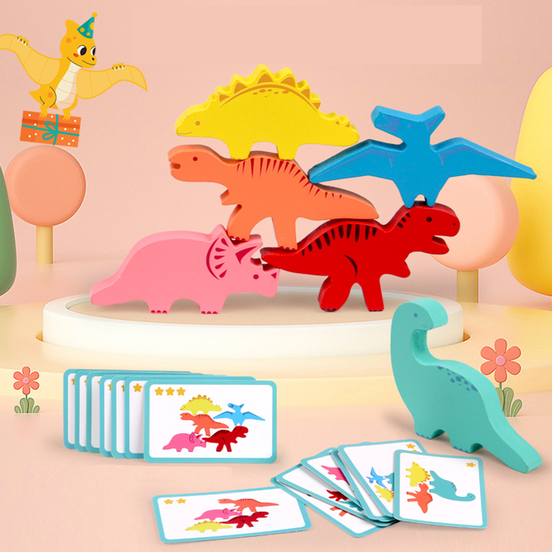 Wooden Balance Blocks Toys For - Baby Food Eat ulasan dan harga