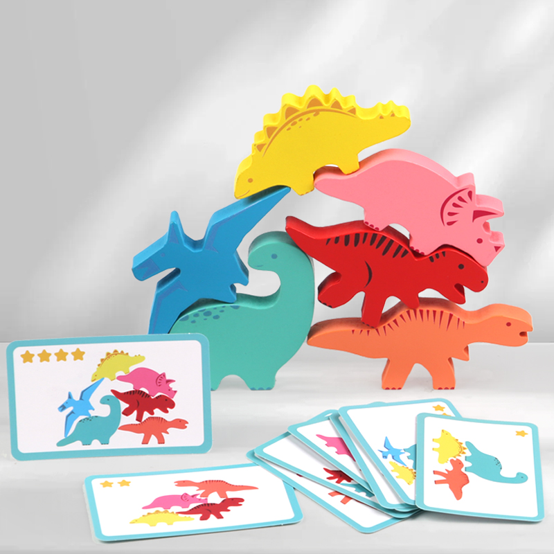 Wooden Balance Blocks Toys For - Baby Food Eat ulasan dan harga