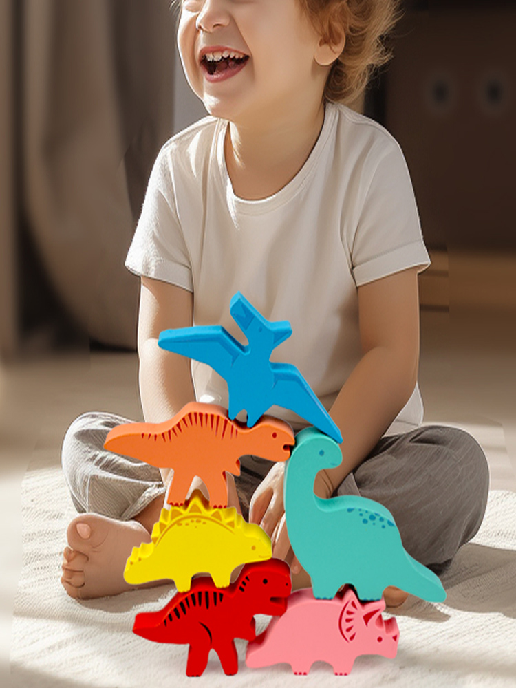 Wooden Balance Blocks Toys For - Baby Food Eat ulasan dan harga