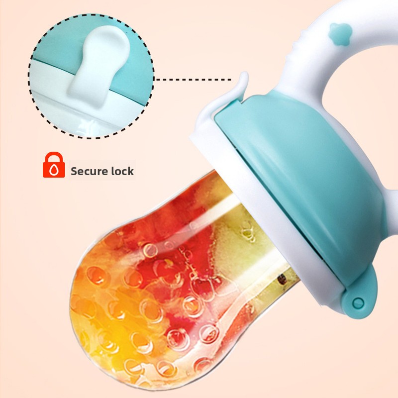 4pcs/set Silicone Fruit & Vege - Baby Food Dispensing Spoon ulasan dan harga