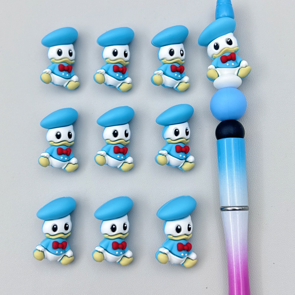 10PC DIY 3D Cartoon Silicone B - Baby Food Toy ulasan dan harga