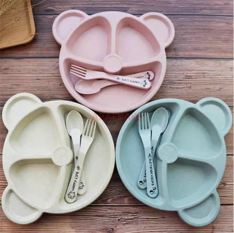 Children's Dining Plate Set Di - Baby Food Usa ulasan dan harga