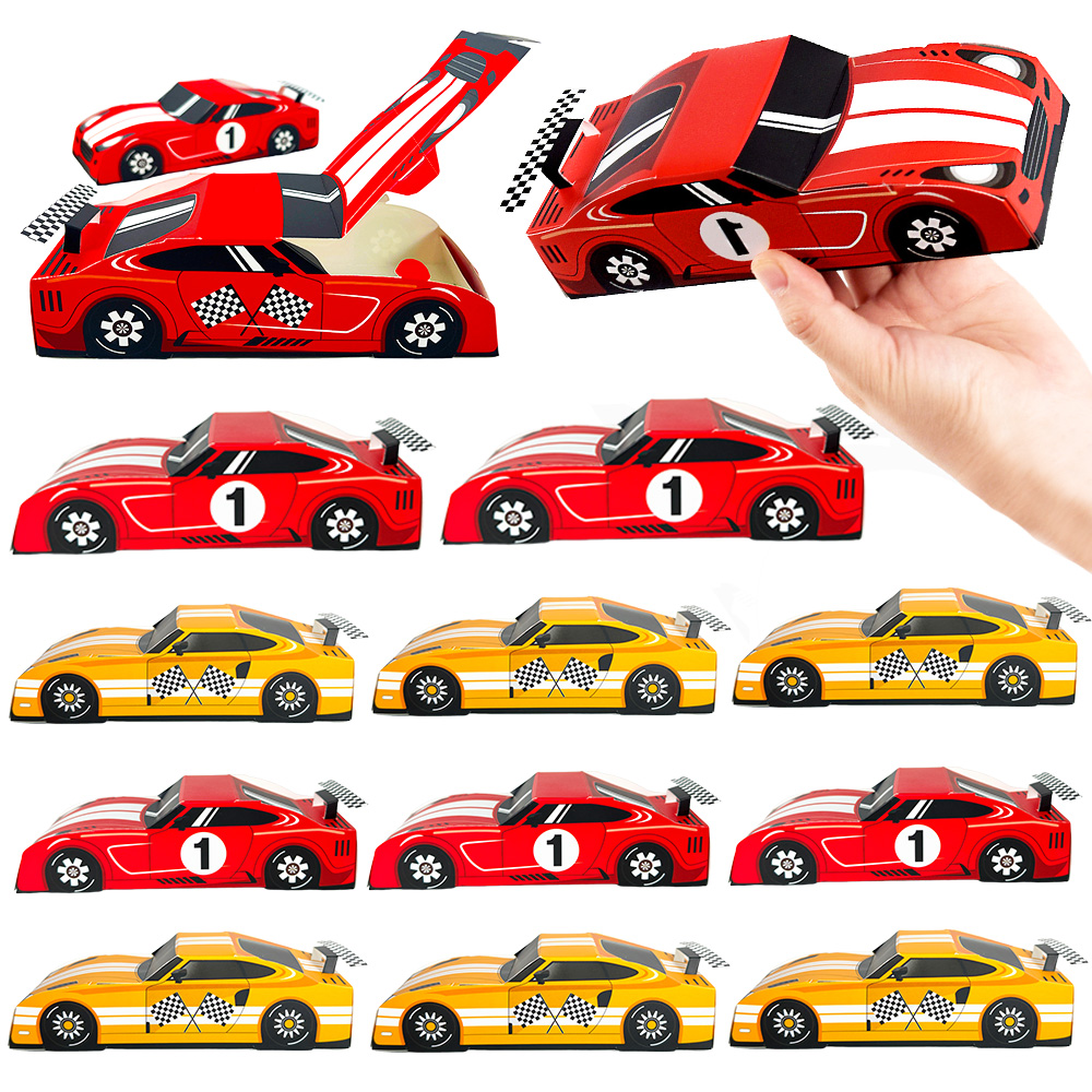 10/20/30pcs Racing Car Theme G - Food Box Baby ulasan dan harga
