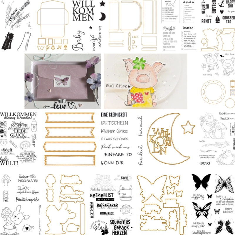 Baby Suitcase Stamps And Dies  - Food Box Baby ulasan dan harga