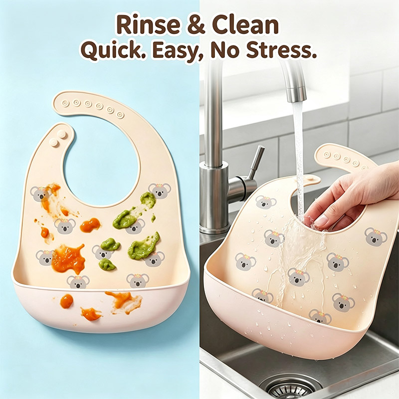 Silicone Baby Feeding Bib Wate - Baby Food Eat ulasan dan harga