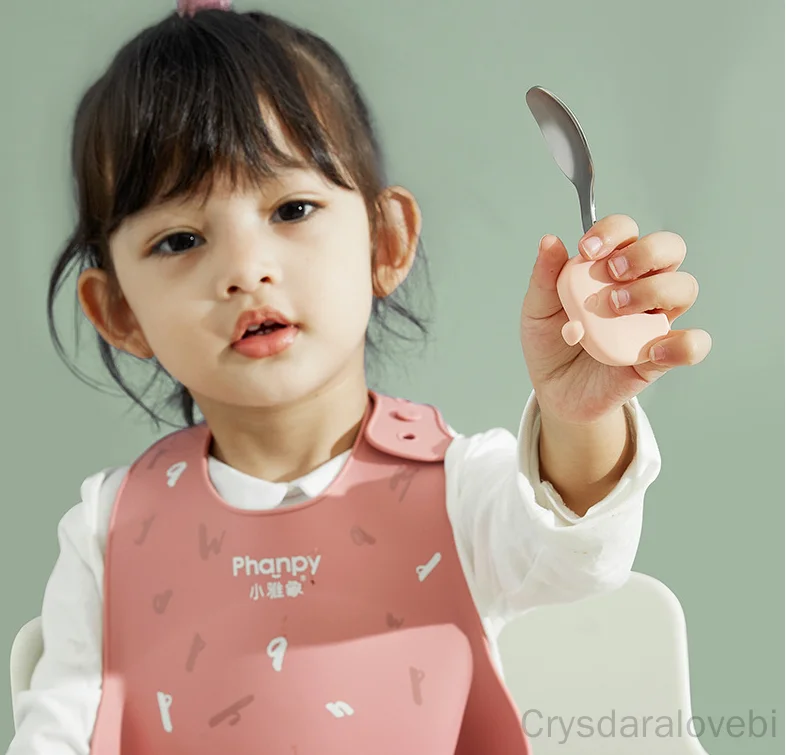 1setElephant Short Fork Spoon  - Baby Food In Japan ulasan dan harga