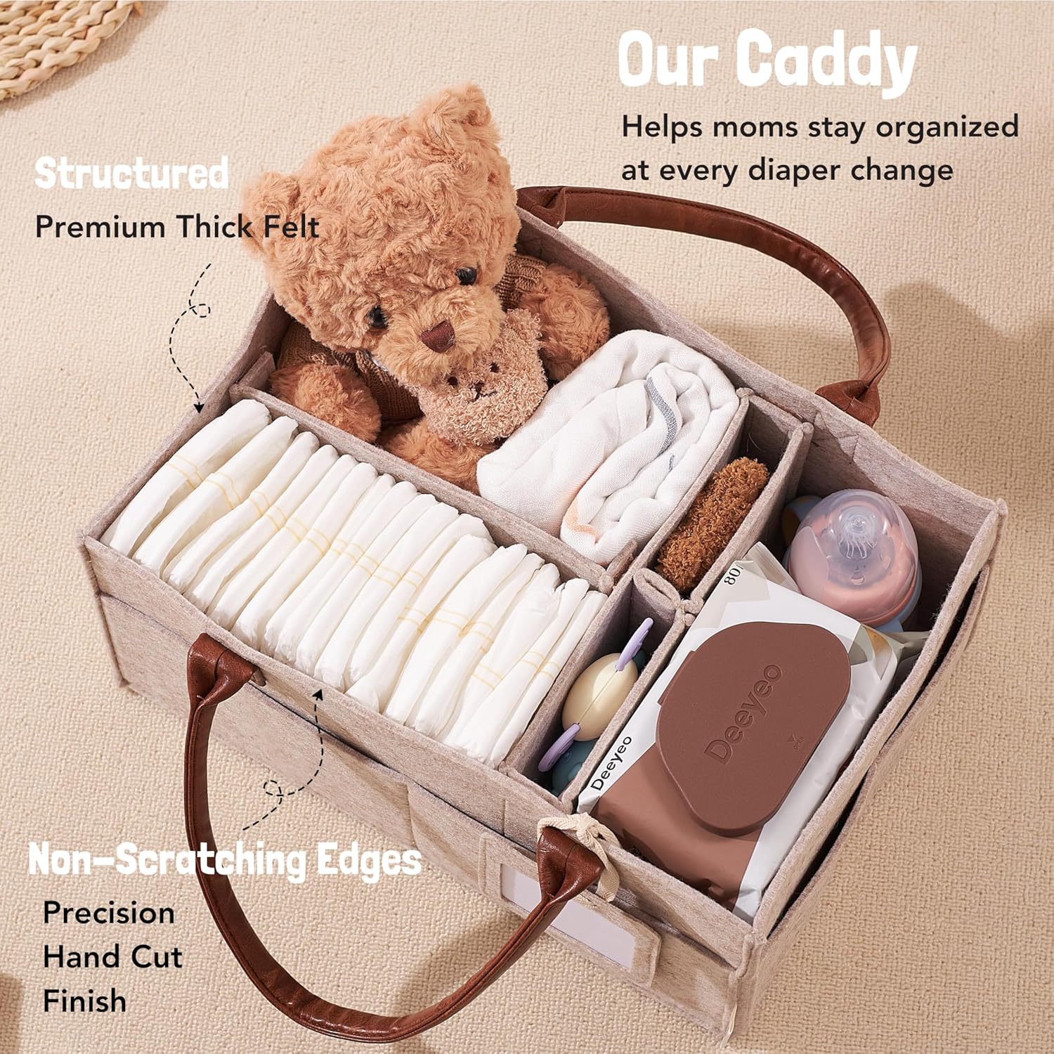 Baby Felt Storage Nursery Orga - Baby Food Organizer ulasan dan harga