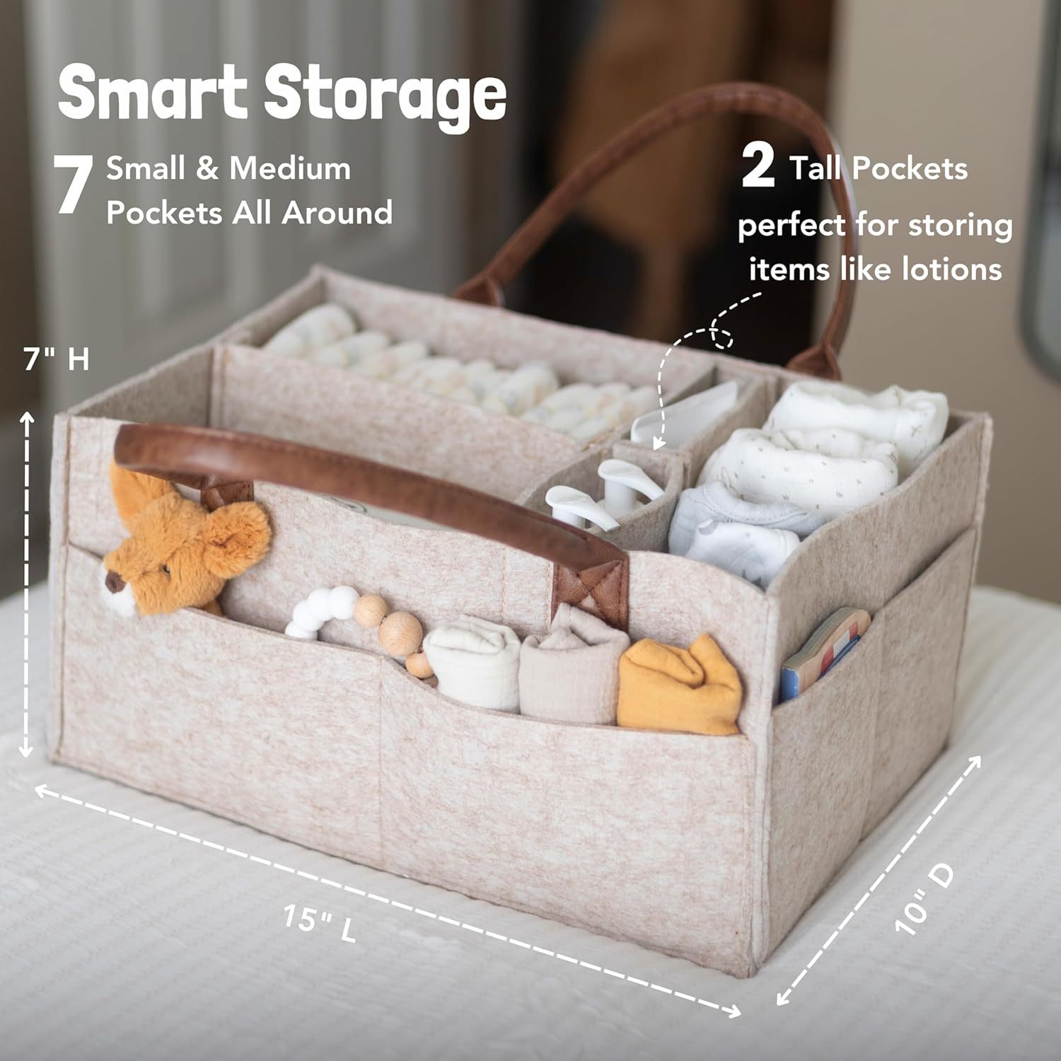 Baby Felt Storage Nursery Orga - Baby Food Organizer ulasan dan harga