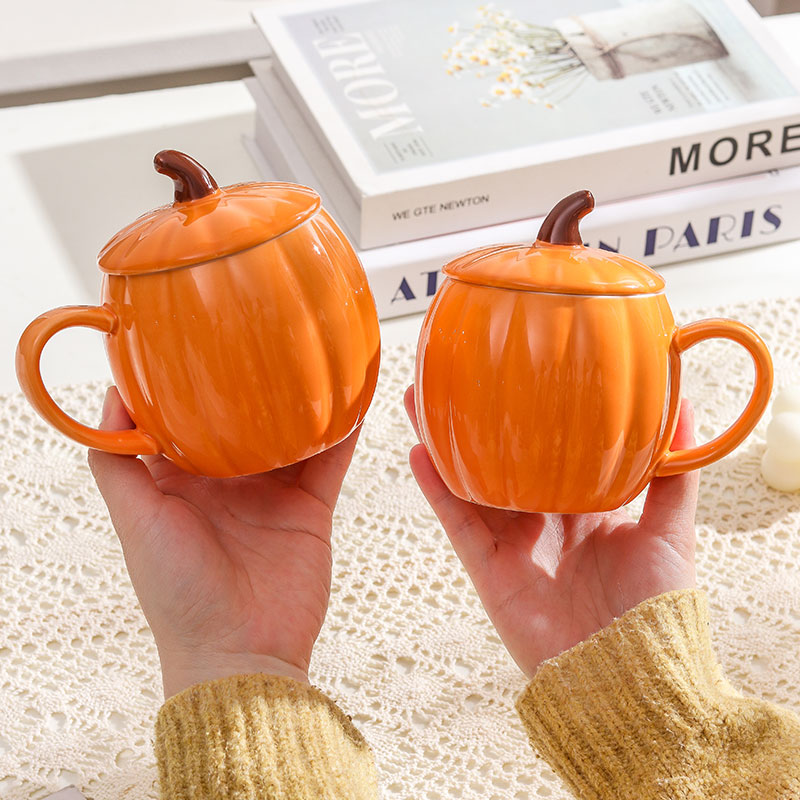 1/2 PCS Cute Pumpkin Ceramic M - Baby Food Oatmeal ulasan dan harga