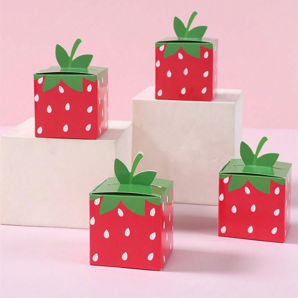 10Pcs Sweet Fruit Strawberry T - Food Box Baby ulasan dan harga