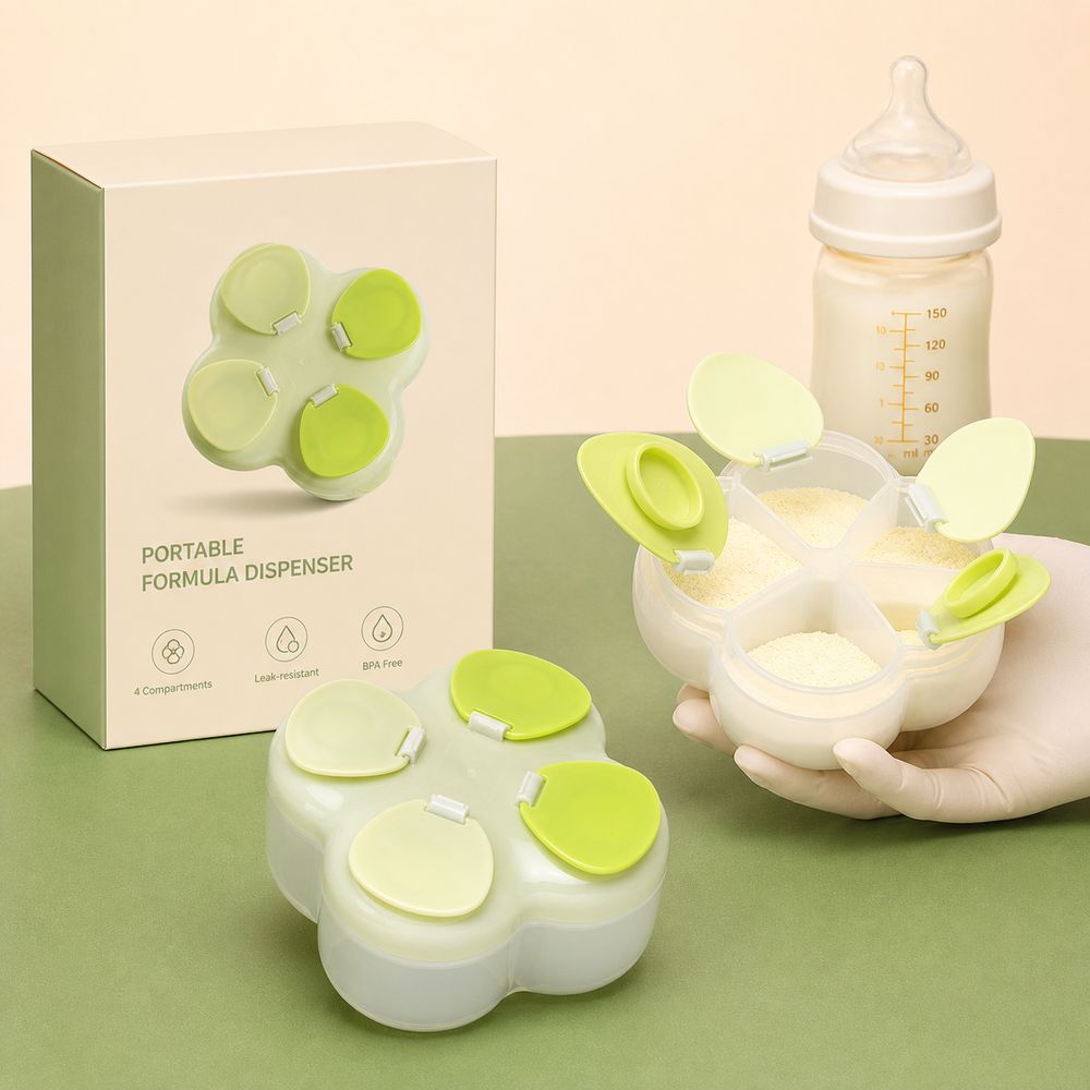 Partitioned Formula Dispenser  - Food Box Baby ulasan dan harga