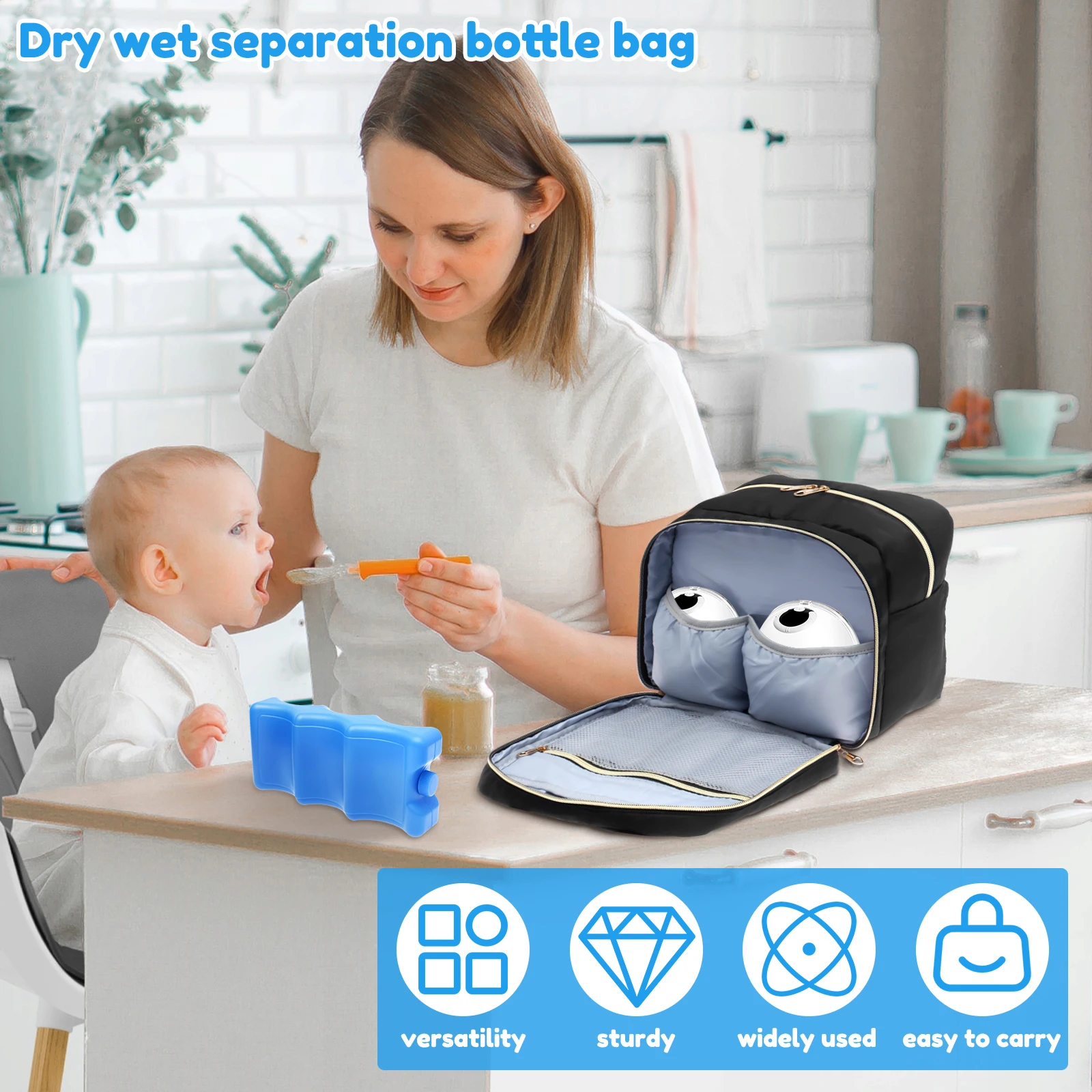 Breast Pump Storage Bag with I - Baby Food For Travelling ulasan dan harga