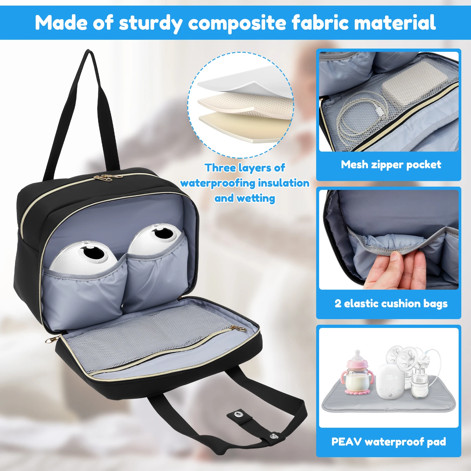 Breast Pump Storage Bag with I - Baby Food For Travelling ulasan dan harga