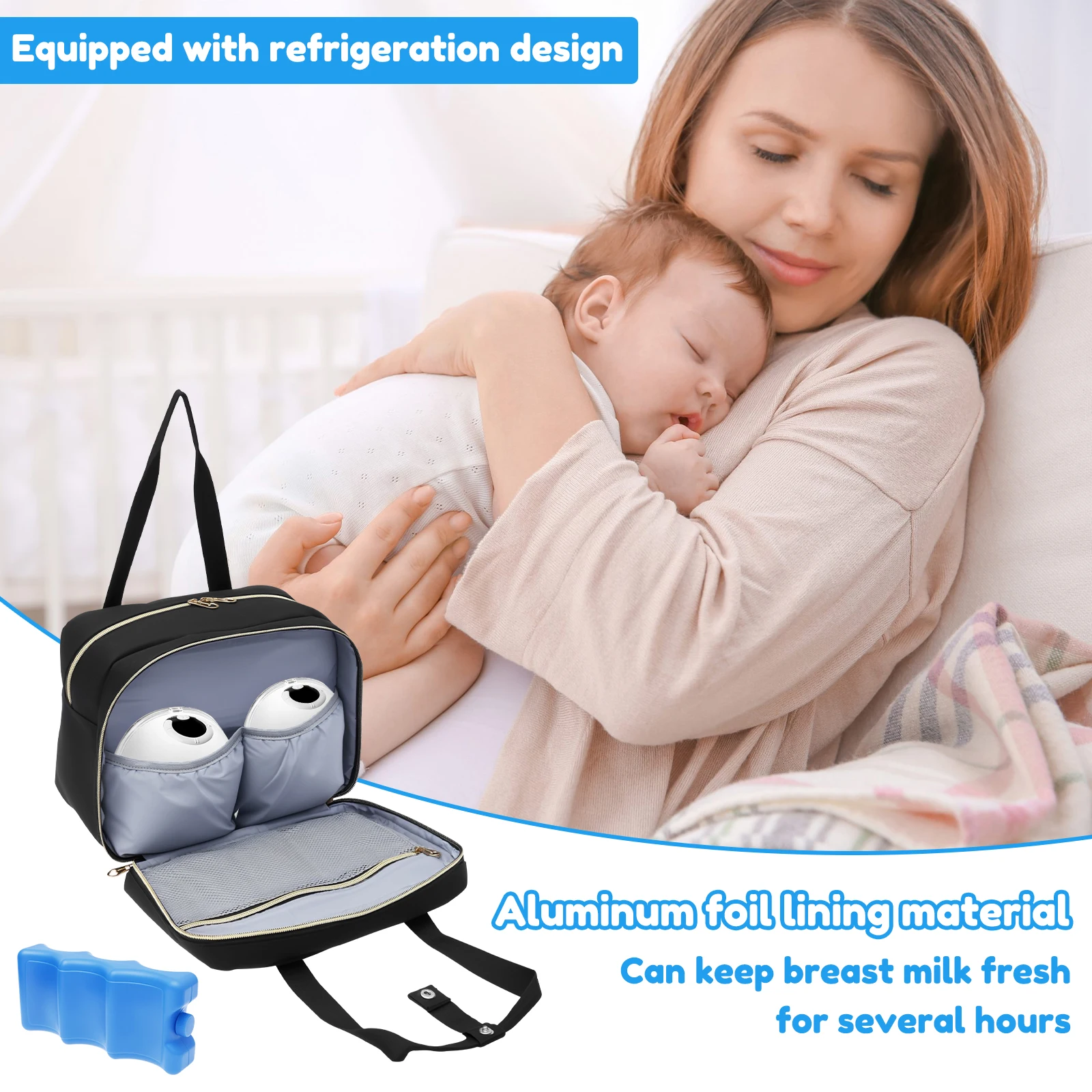 Breast Pump Storage Bag with I - Baby Food For Travelling ulasan dan harga