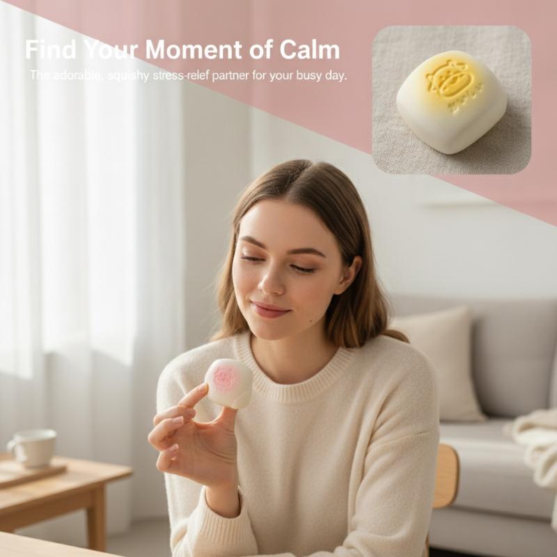 Milk Bread Fidget Toy Non-Toxi - Baby Food Toy ulasan dan harga
