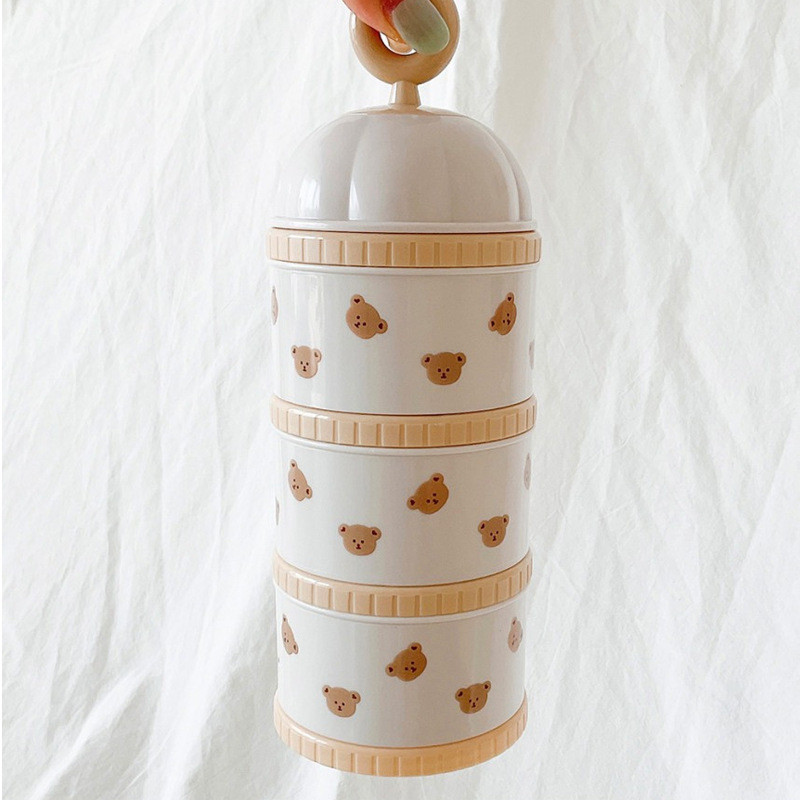 Cute Bear Milk Powder Box Baby - Food Box Baby ulasan dan harga